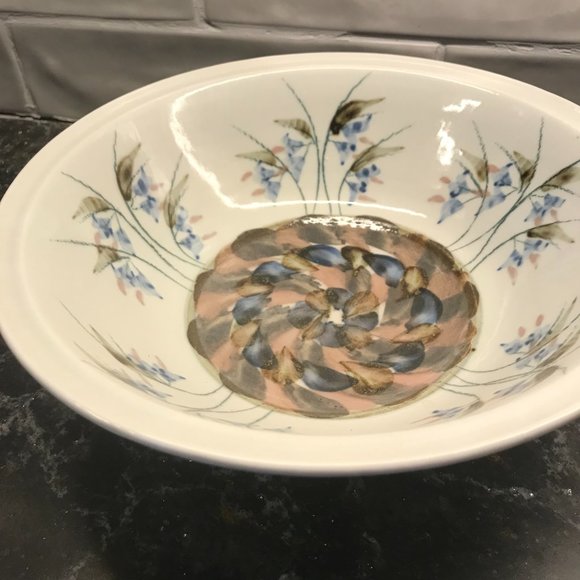 Hand made & painted PORCELAIN Pottery BOWL SET - Picture 4 of 14